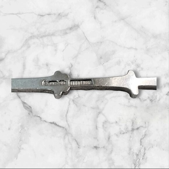 Drumheller Alberta Souvenir Spoon - Vintage Repousse Silver Plate Shovel Bowl - Picture 6 of 6